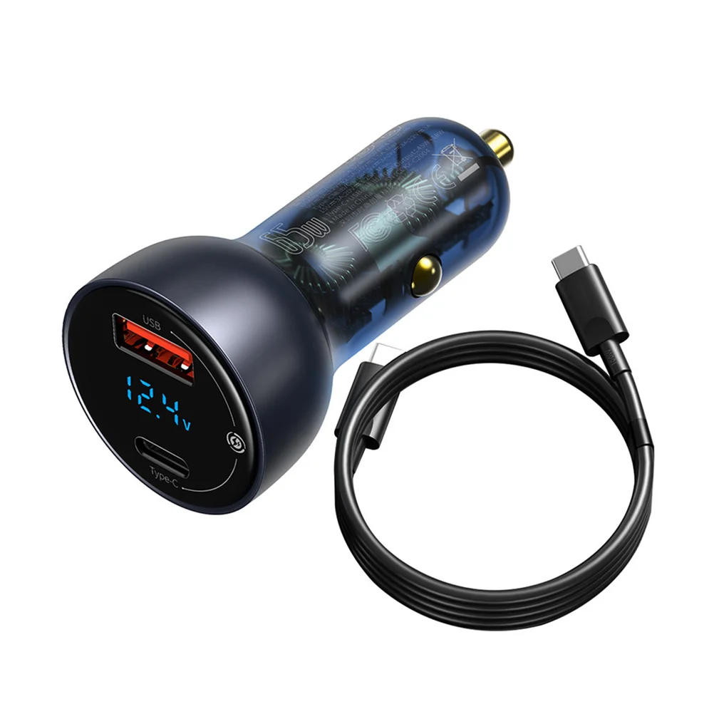 

Car Charger Vehicle Cell Phone Charger Auto Dual Ports Charger Portable Charger