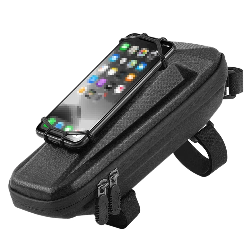 

Велосипедная сумка на переднюю раму, водонепроницаемые велосипедные аксессуары, сумка, держатель для телефона