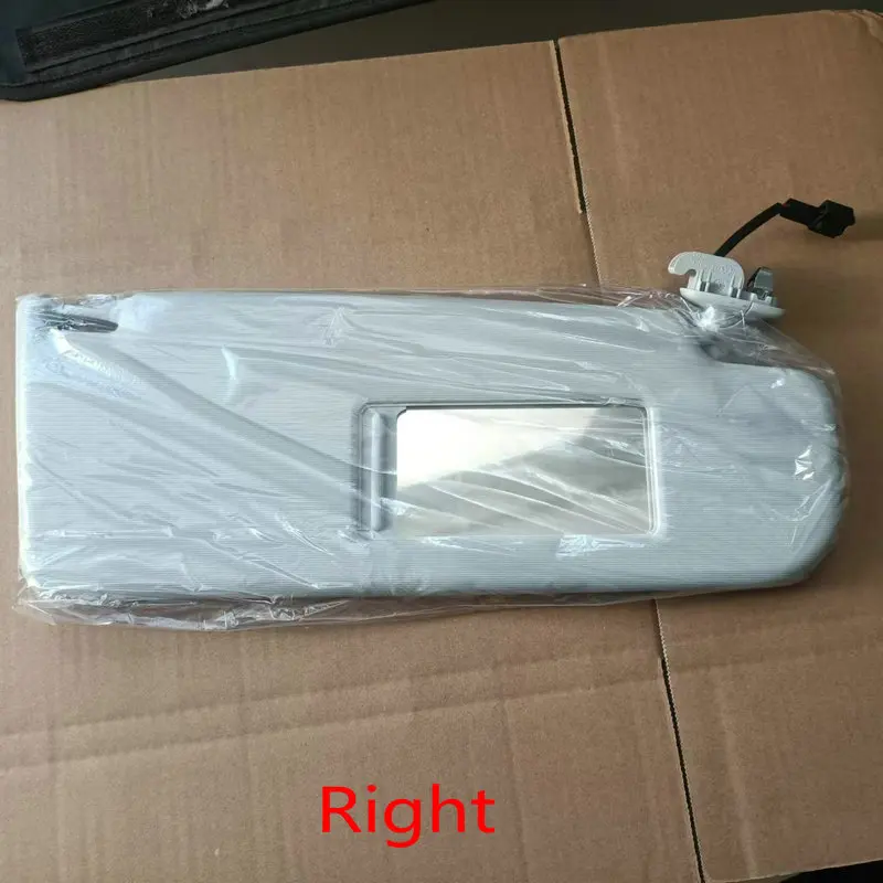 

Для POLO 2011-2018 Солнцезащитный козырек на крыше Солнцезащитный козырек с косметическим зеркалом серого цвета