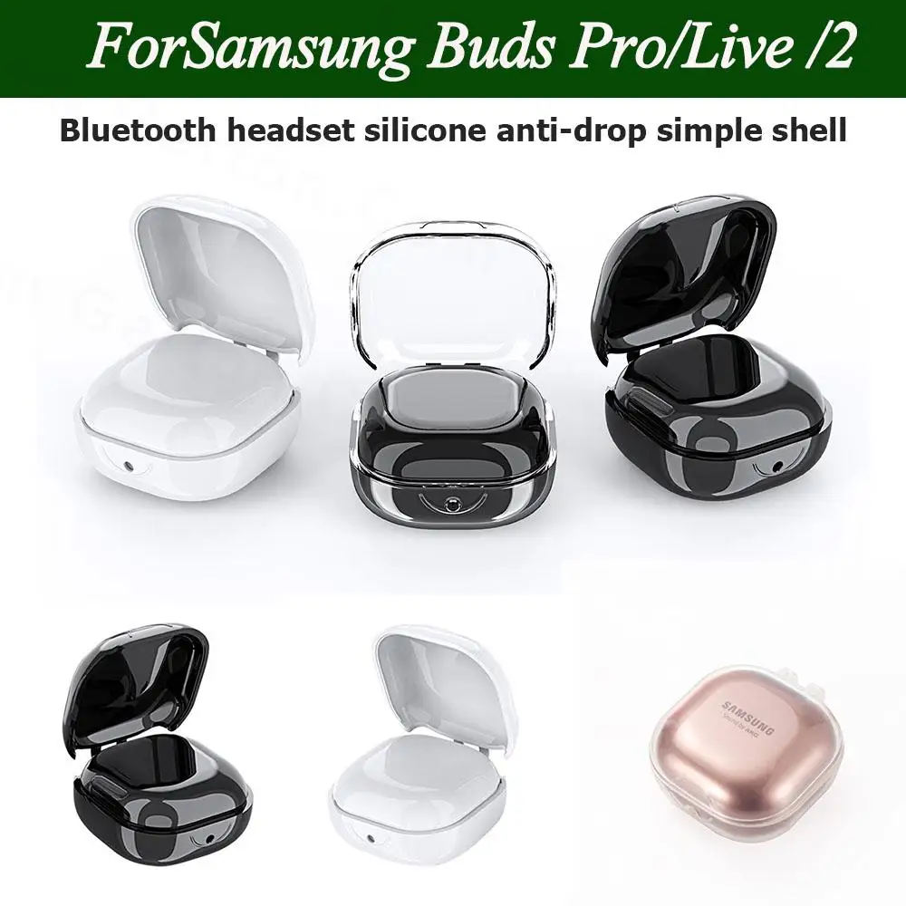 

Чехол для Samsung Galaxy Buds Pro Buds 2 Live, прозрачный мягкий защитный чехол из ТПУ для Samsung Buds Live, Buds2 Buds Pro, чехол