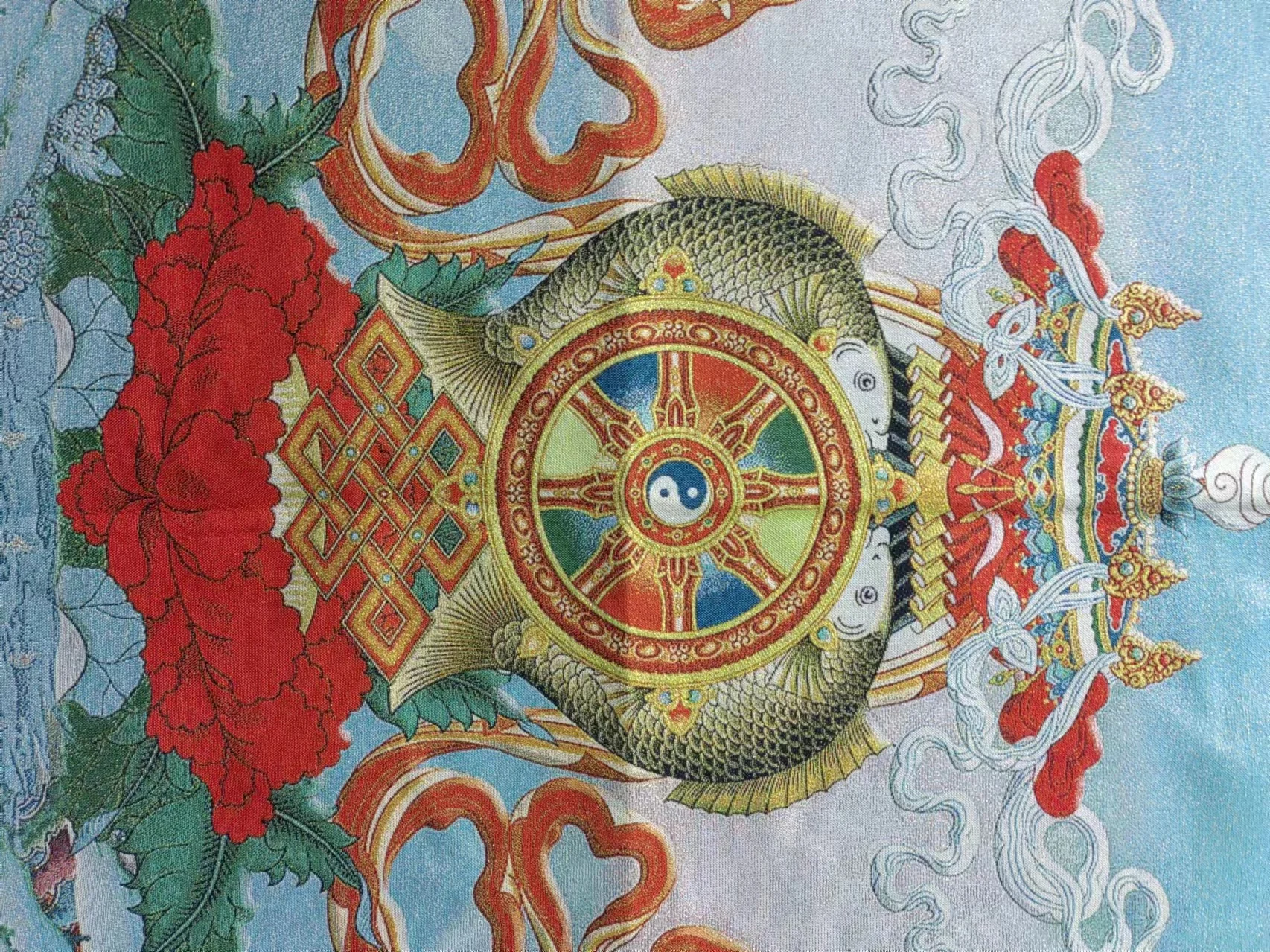 Буддийская жизнь дневная яркость история буддистской жизни тибетский Настенный