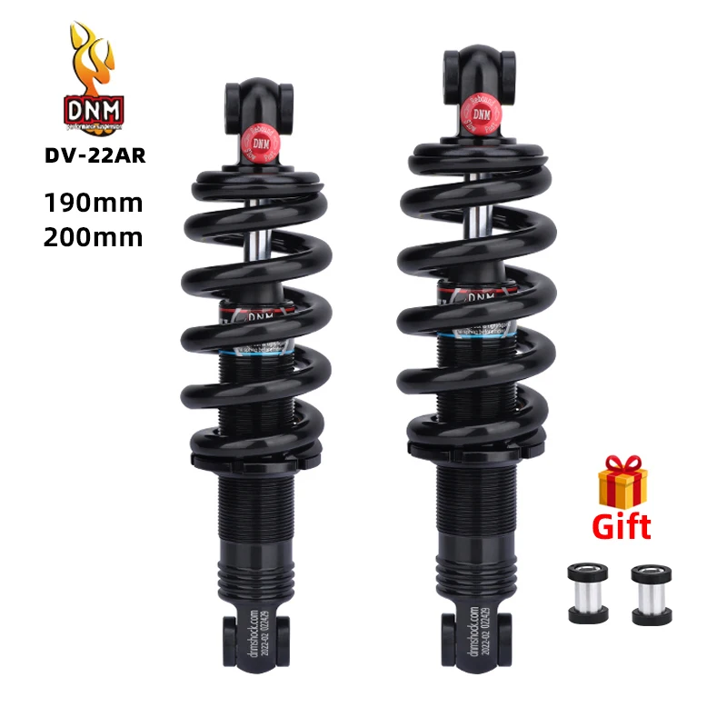 

DNM DV-22AR bicycle shock absorber damping adjustment 750LBS 190mm 200mm hydraulic spring mountain bike rear shock absorber