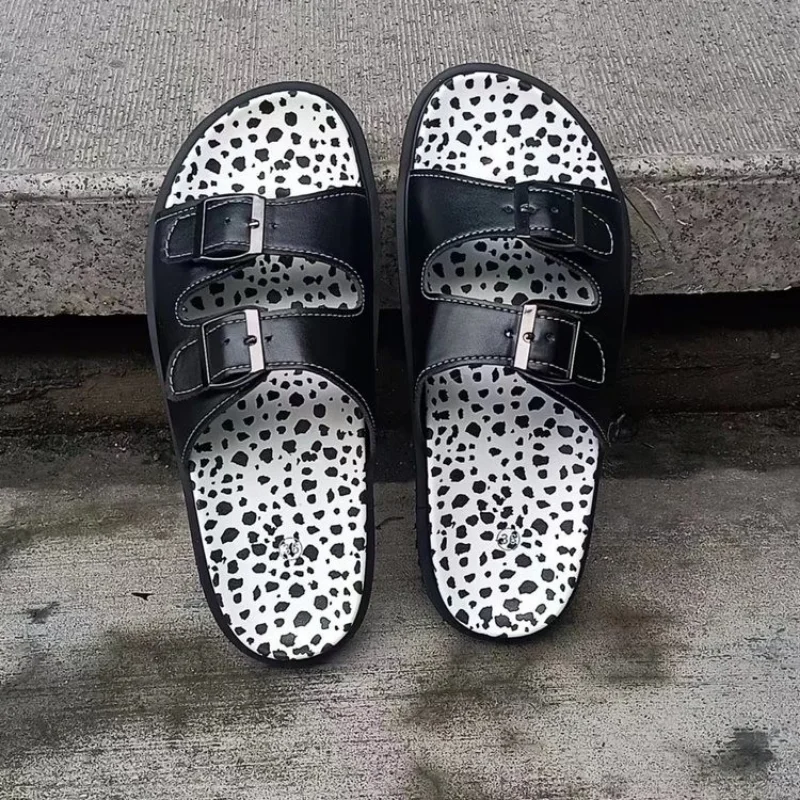 

2023 Hot Sale Shoes for Women Open Toe Women's Slippers Summer Rome The Cow Shoes Ladies Flat Casual Beach Flip Flops Large Size