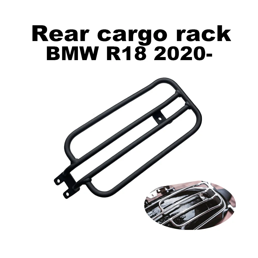 Estante de soporte para asiento trasero de motocicleta, estante de equipaje negro para BMW R18 2020 2021 2022