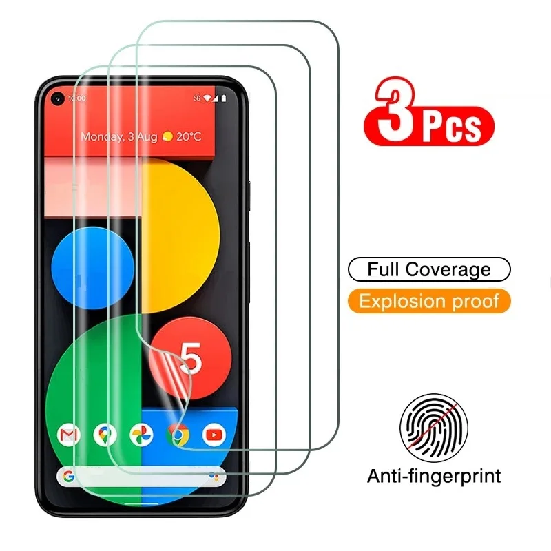 

3Pcs Hydrogel Film For Google Pixel 7Pro 6Pro 5G 7 6 6A Screen Protector