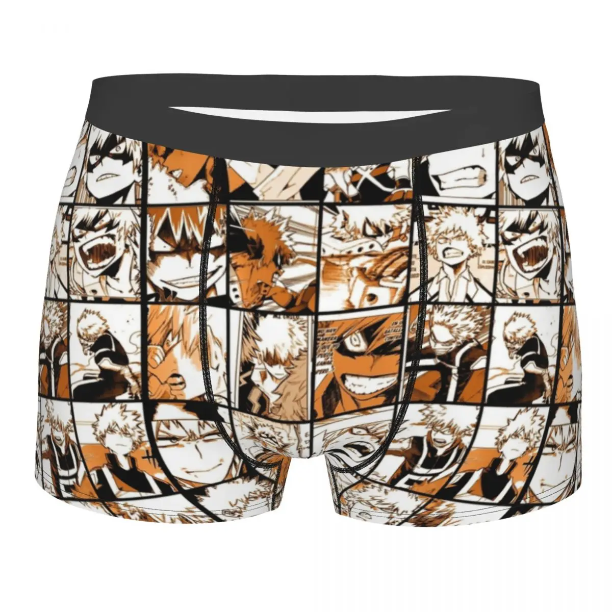 

Sexy Boxer My Hero Academia Bakugo Katsuki Collage Shorts Panties Briefs Men Underwear Breathable Underpants for Homme S-XXL