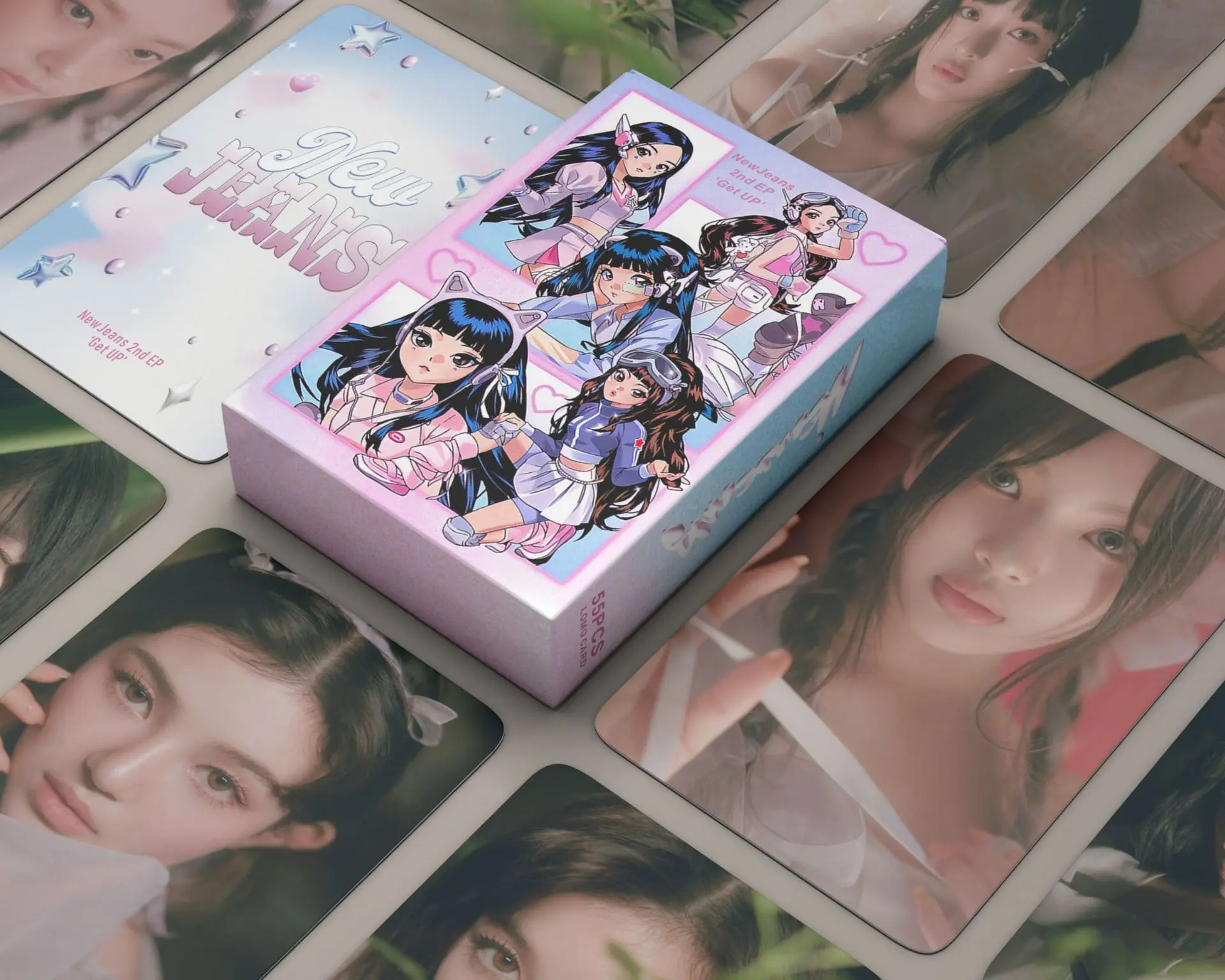 

55Pcs/Set Kpop Hot Idol NJ New Album GET UP High Quality Lomo Cards Decoration Collection Postcard MINJI HANNI DANIELLE HAERIN