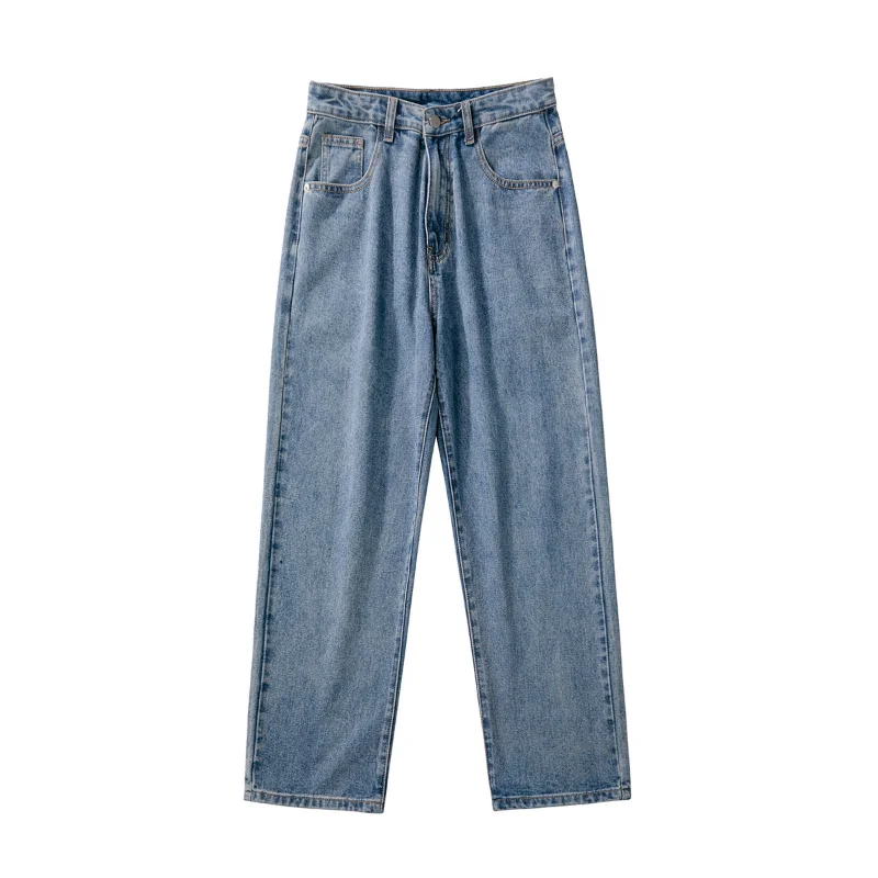 Kakan - Four Seasons Classic Loose Straight Leg Wide Leg Floor Dragging Jeans, Trendy Street Hip Hop Long Jeans K29-N601
