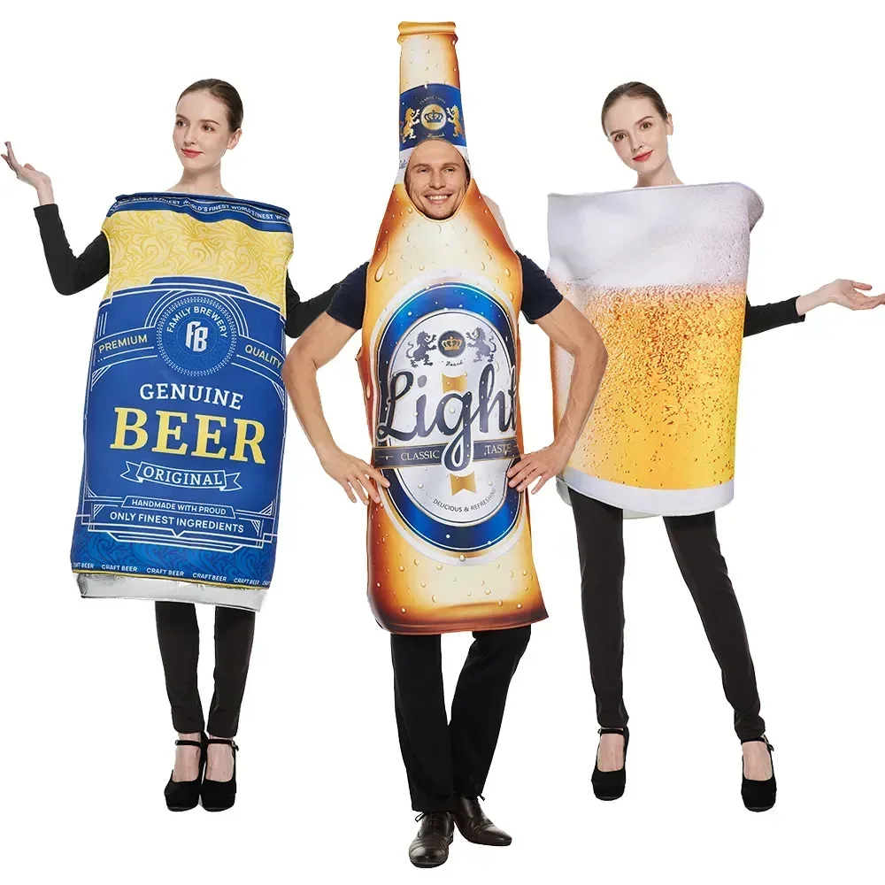 

Funny Adult Beer Costume Unisex Halloween Costumes Beer Festival