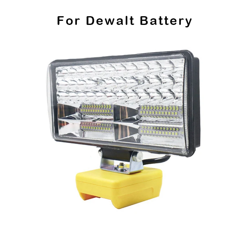 

Work Lights For Dewalt 18V 20V 60V Li-ion Battery DCB200 DCB205 Car LED Flashlights Electric Torch Spotlight Outdoor Camping