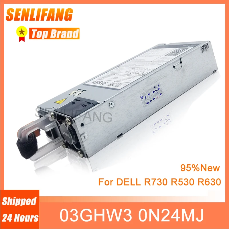 95% Новый блок питания MAX495W для DELL R730 R530 R630 9338D E495E-S1 3GHW3 N24MJ 0N24MJ CN-0N24MJ