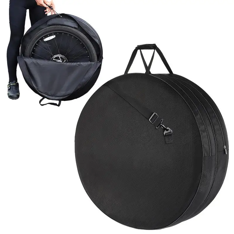 

Чехол для велосипедного колеса сумка для хранения внутренняя полиэтиленовая Защитная панель для дорожного велосипеда MTB набор колес с ручкой съемный плечевой ремень