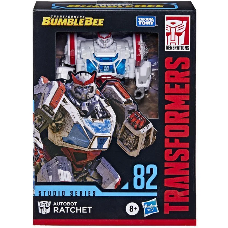 

SS82 Hasbro Transformers Studio Series Deluxe Class Ratchet Anime Action Movie Car Robot Transformers Toys Models Figures