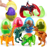 different hatching eggs dinosaur magic deformation t rex deformed egg with toys inside easter basket stuffers fillers gifts