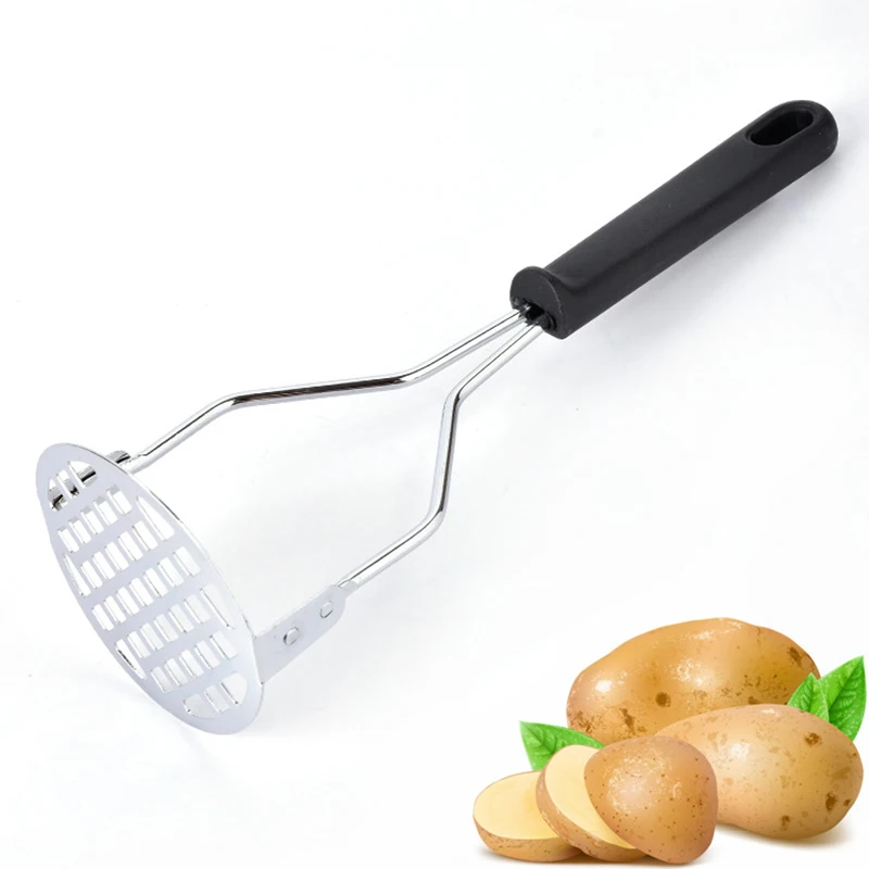 

Stainless Steel Pressed Potato Masher Ricer Puree Juice Maker Potato Pusher Smooth Mashed Potatoes Crusher Fruit Tools