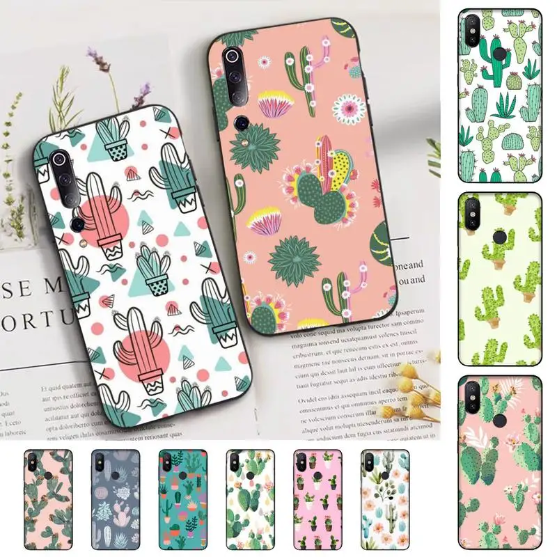 

Cactus Phone Case for Xiaomi mi 5 6 8 9 10 lite pro SE Mix 2s 3 F1 Max2 3