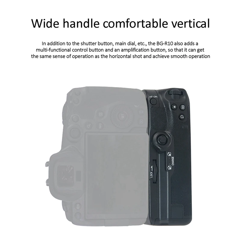 

BG-R10RC-L Handle Screen Display Wireless Remote Grip For Canon EOS R5 R5C R6 SLR Camera