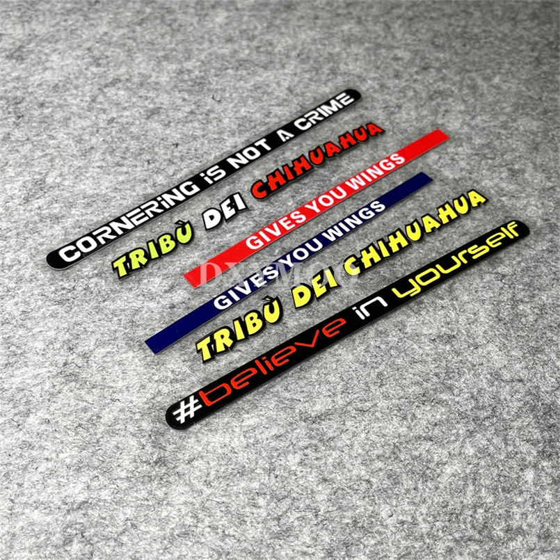 Автомобильные наклейки дает вам крылья Лотос верьте себе Аппликация Мотоцикл GP