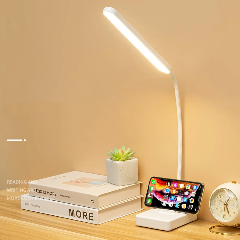 

Led Mini Table Lamp USB Rechargeable Eye Protection Students Reading Lamp Kids Gift Bedside Night Light Portable Desk Lamp