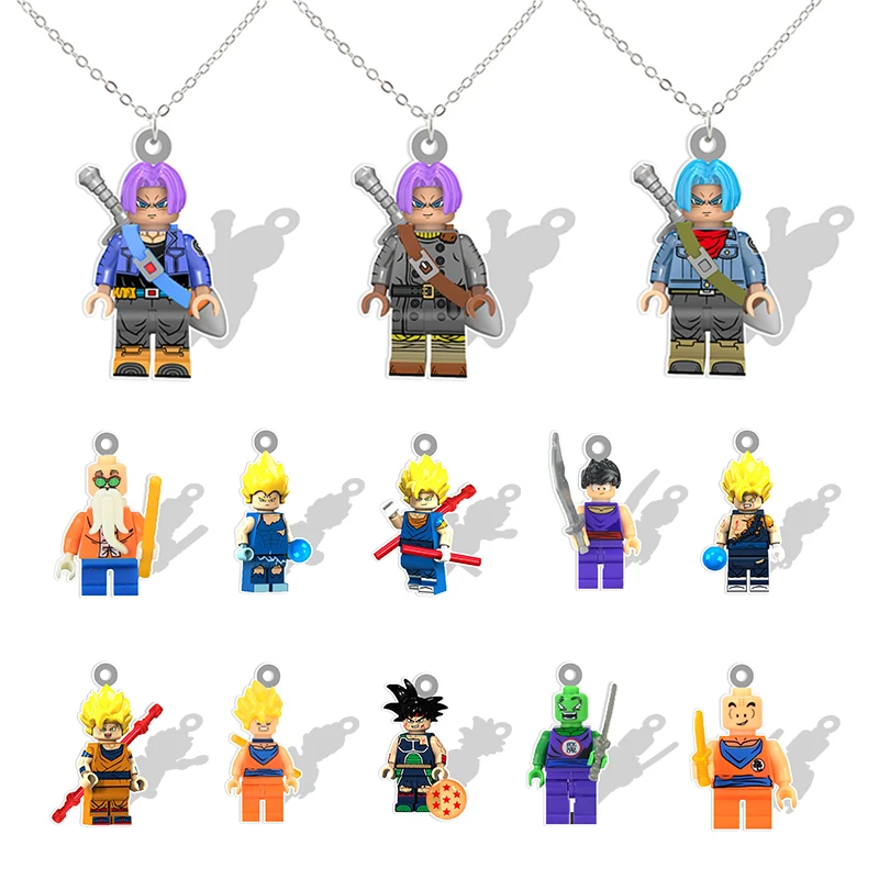 

Bandai Classic Character Dragon Dall 2D Printing Pendant Necklace Epoxy Resin Choker Anime Handmade Jewelry Gift Hot Sale FRE804