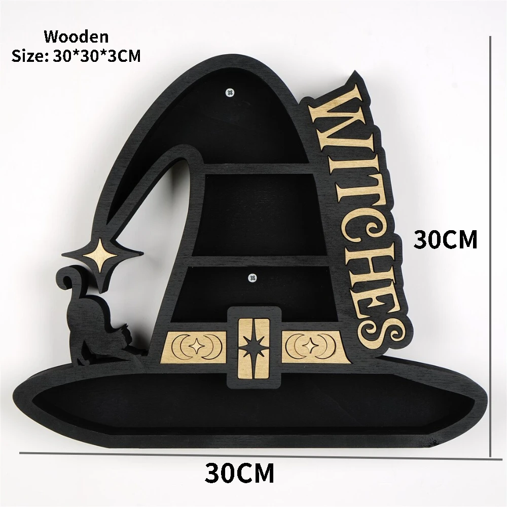 Деревянная стойка для ведьмы вертикальная гостиной настенное украшение стеллаж