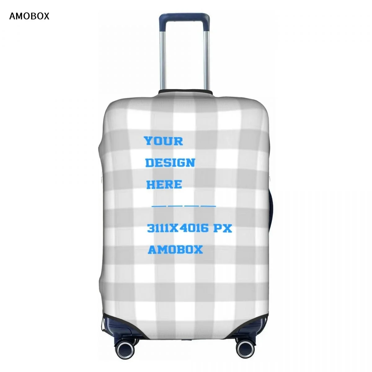 Персонализированный чехол для чемодана AMOBOX индивидуальный протектор добавление