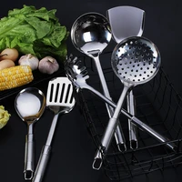 stainless steel cooking utensils cookware set non stick spatula soup spoon japanese kitchenware kitchen gadgets accessories