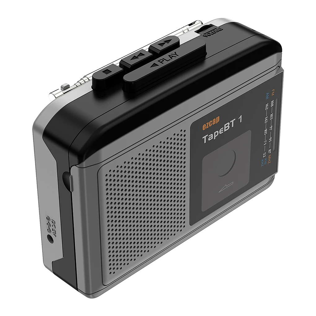 

Ezcap233 Portable Retro Tape Player Traveling Battery Operated Radio Built-in Speaker 87-108MHz Music Playing Device