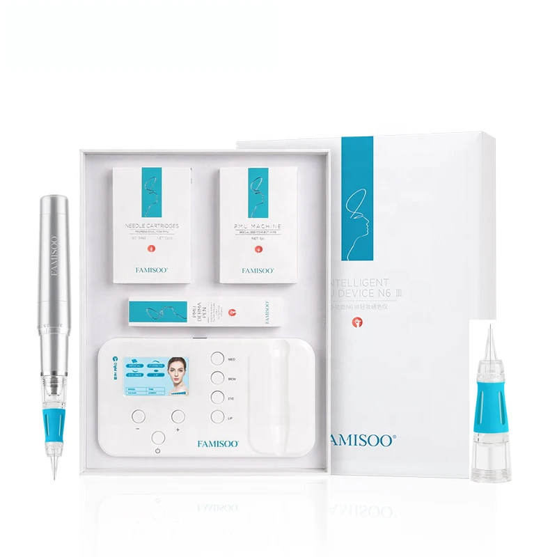 

Portable Digital Tattoo Pen Semi Permanent Makeup Machine for Eyebrow Lip Skin Care PMU Training Microblading