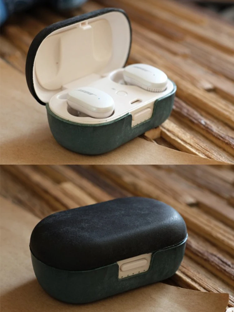 Чехол из натуральной кожи для наушников BOSE QuietComfort роскошный чехол ручной работы