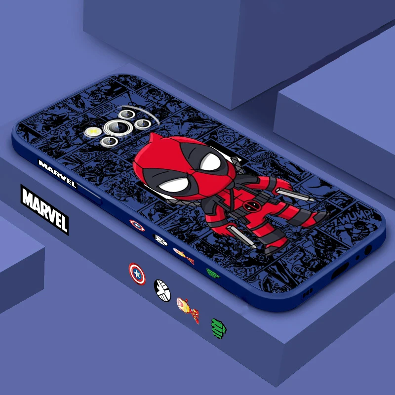 Чехол для телефона с жидким левым канатом Xiaomi Mi Poco X6 X5 X4 X3 M6 M5 M5S M4 M3 F5 F4 F3 C65 Pro