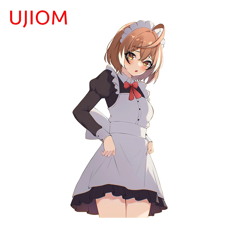 Аниме наклейки на стену UJIOM 13 см X 6 4 Shy Nanashi Mumei Hololive сексуальные девушки Наклейка