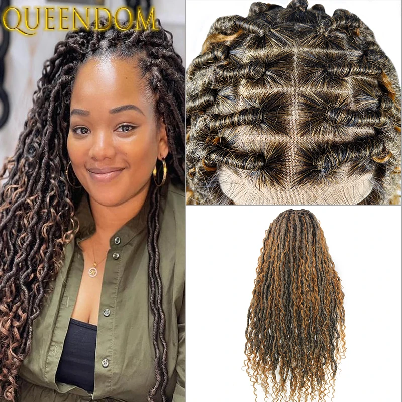 Парик с плетеной косичкой