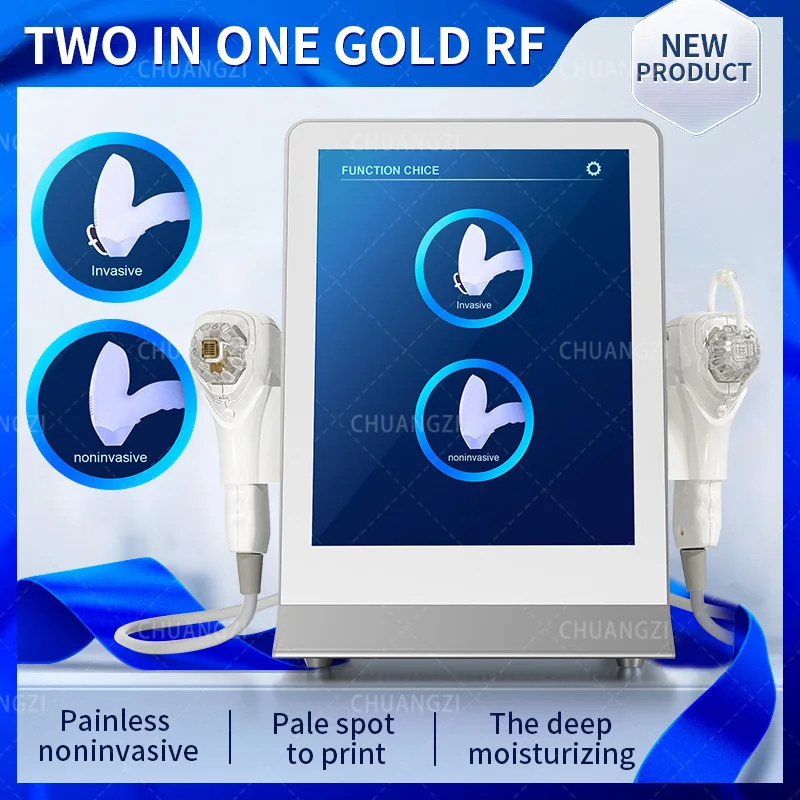 

2 in 1 RF Microneedling New Design Radio Frequency Wrinkle Removal Face Lifting Anti-aging Machine