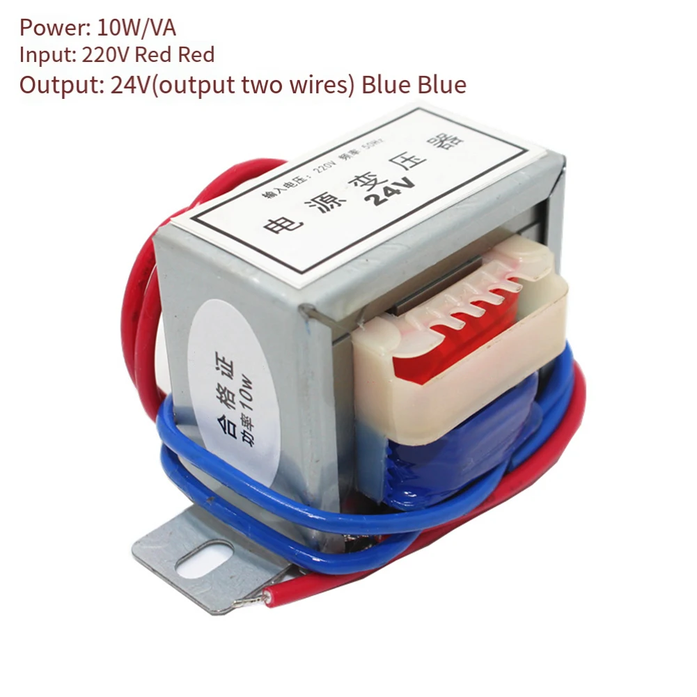 1 шт. 10 Вт силовой трансформатор EI48 вход 220 В выход 12 В-0-12 24 В-0-24 напряжения