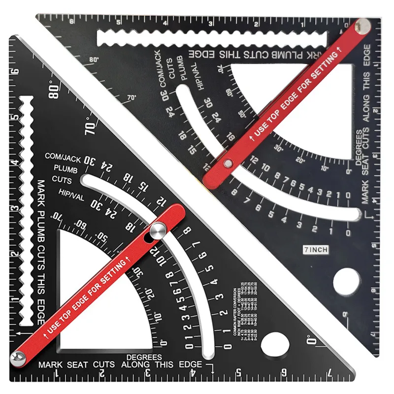 Yunbei 7-дюймовая подвижная линейка регулируемая красная мужская шариковая ручка