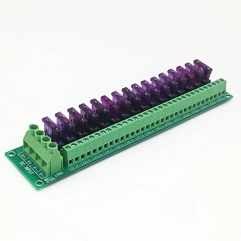 Блок распределения предохранителей постоянного тока блок клемм 16 позиций