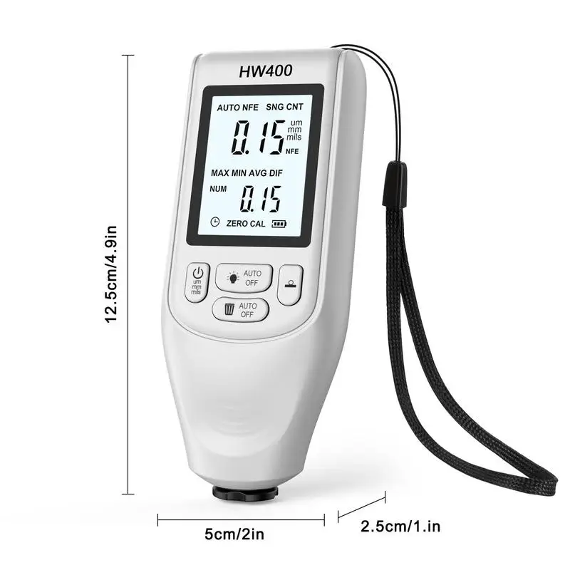 Измеритель толщины краски автомобильный измеритель с ЖК-дисплеем и высокоточным