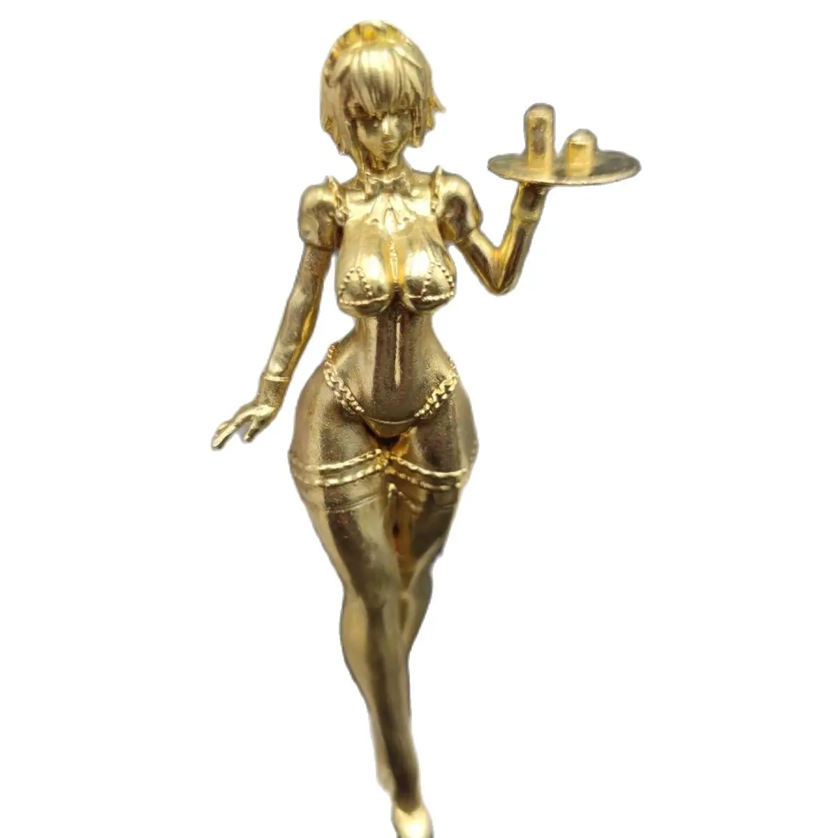 

12cm copper bikini waiter thong beauty hand play piece anime sexy dancer loli royal sister vitality girl