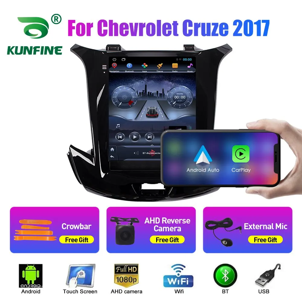 9 7-дюймовый автомобильный радиоприемник Tesla Style 2 Din Android для Chevrolet Cruze 2017