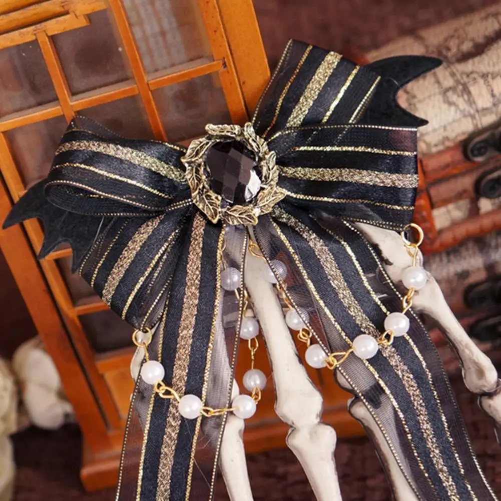 

Модные большие Антикоррозийные заколки для волос с бантом контрастных цветов, Шпилька для волос с розой для Хэллоуина, противоскользящее у...