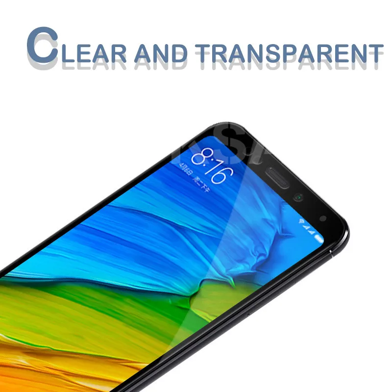9D HD Full Screen Protector Transparent Anti-fingerprint Tempered Glass For Xiaomi Redmi 6A 6 Pro K20 Note 5 Protective Film - купить по