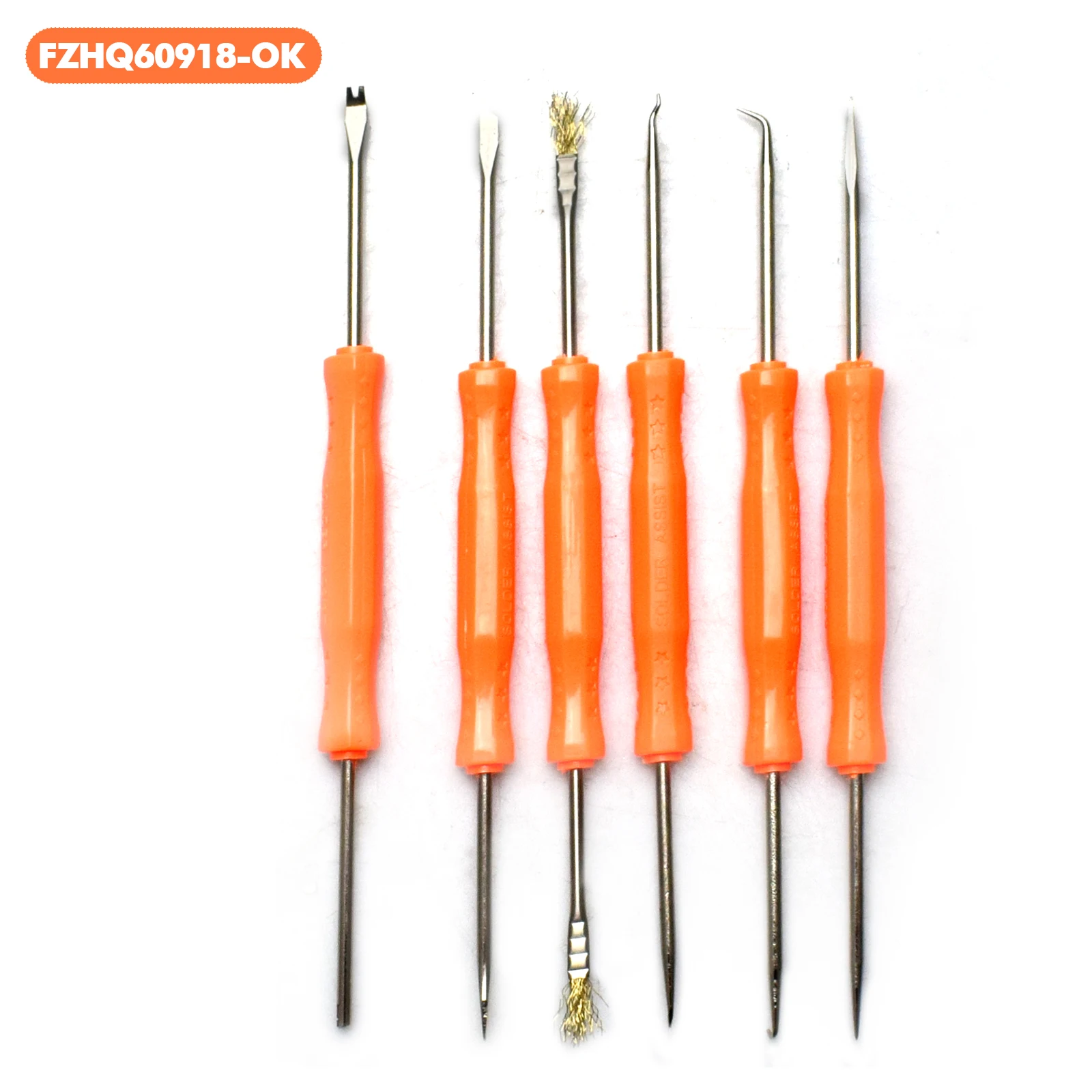 

NEWACALOX Набор Из 6 Предметов Для Пайки, Вспомогательный Набор Для Очистки Печатных Плат, Ремонт Электроники, Помощь В Отопл...