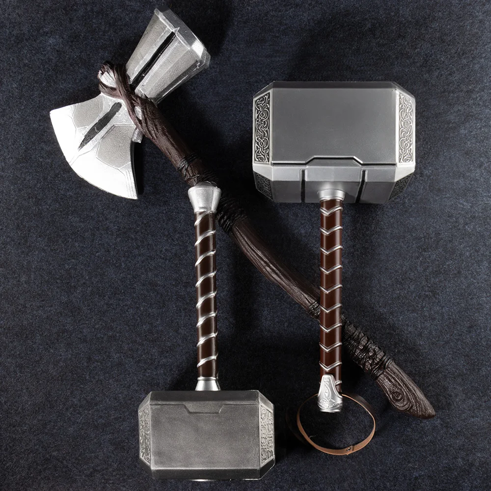 Новый Молот Mjolnir из фильма «Love and громовой Молот», молот-штурмовщик, косплей, супергерои, Мстители, костюмы на Хэллоуин, аксессуары для вечеринки
