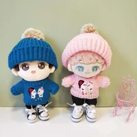 20cm idol dolls clothes kpop mini skzoo exo kawaii outfit with camera toys accessories change dressing game free shipping items