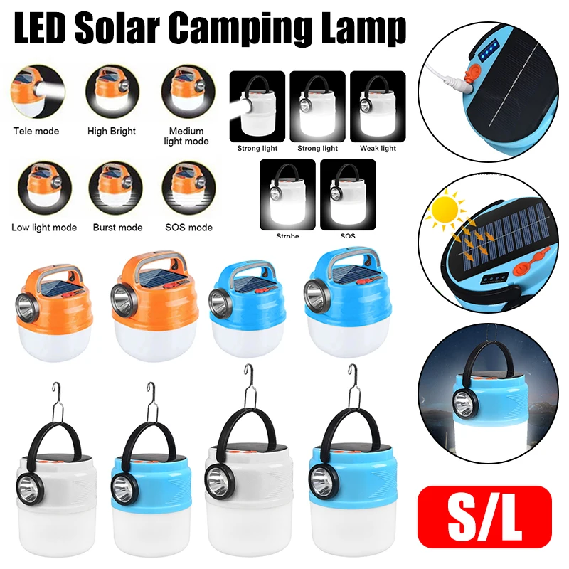 

USB-лампы для экстренных ситуаций, многофункциональные фонарики, перезаряжаемые, водонепроницаемые, 6 режимов, со складным крючком, для актив...