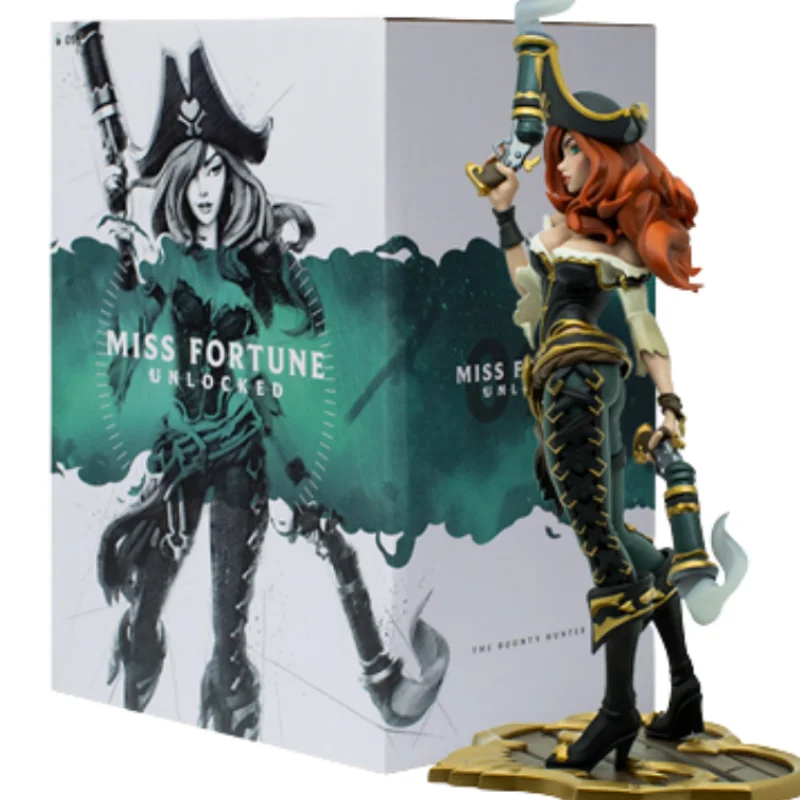 

League Of Legends Lol Female Gun Miss Fortune Hand-Made Statue Medium-Sized Sculpture Collection Game Hand-Made Ornament Model