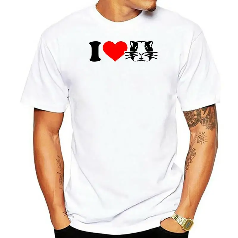 

I love Guinea pig men's fashion T-shirt