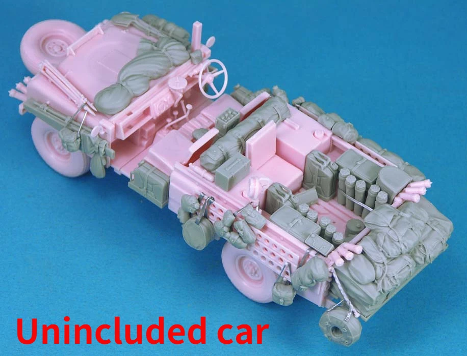 British Pink Leopard Assault Jeep Stacker Retrofit (no Etching)