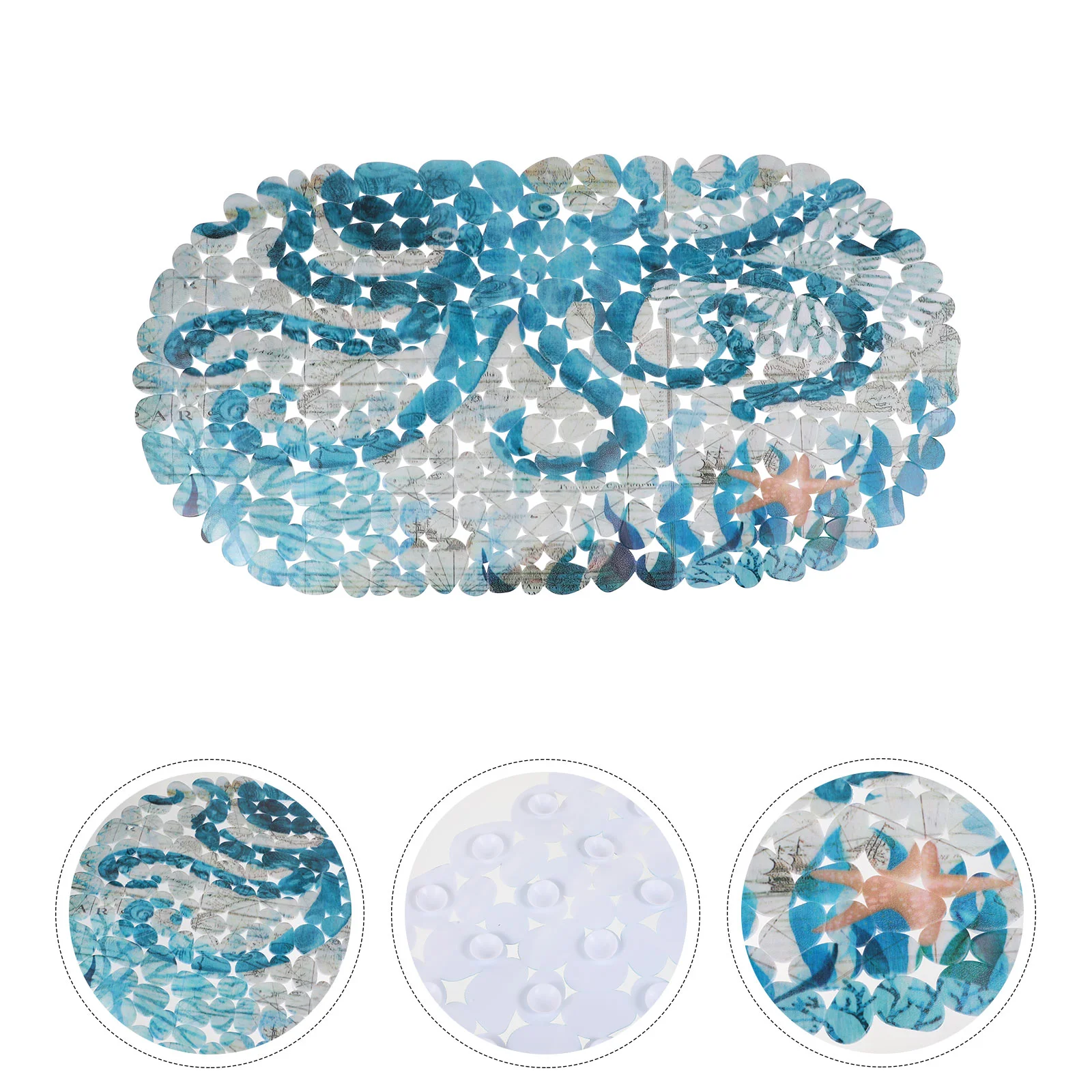 

Bathtub Mat Suction Cup Area Rug Carpet Welcome Outdoor Shower Matts Indoor Nautical Bathroom Decoration Non Entrance
